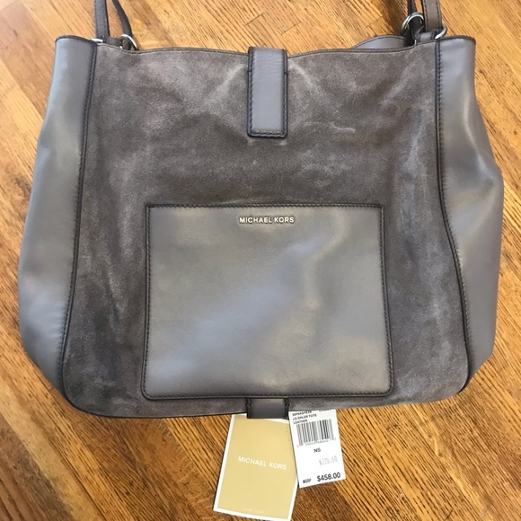 Michael Kors Quincy Leather and Suede bag - Picture 3 of 9